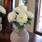 20" White Peony Bush - 12-Pack with 5 Lifelike Silk Flowers & Realistic Foliage, Elegant Floral Decor for Arrangements & Events - All-Season Beauty, Floral Home by Artificial Flowers